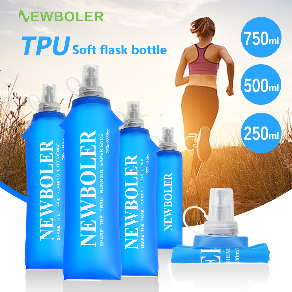750ML Water Bottle TPU Folding - Water Bag Collapsible review and price