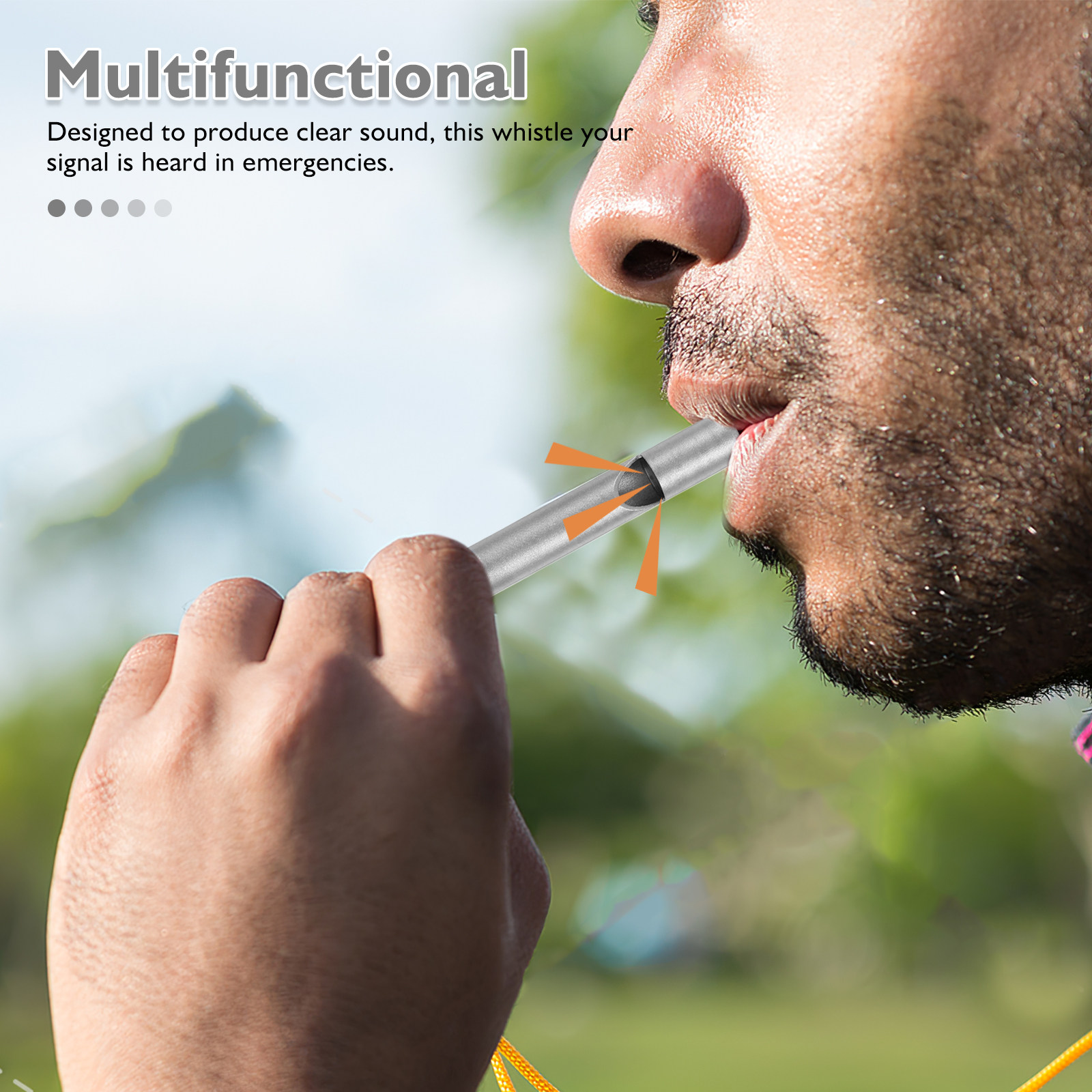 Multi Functional Titanium Allo - Emergency Whistle Loud review and price