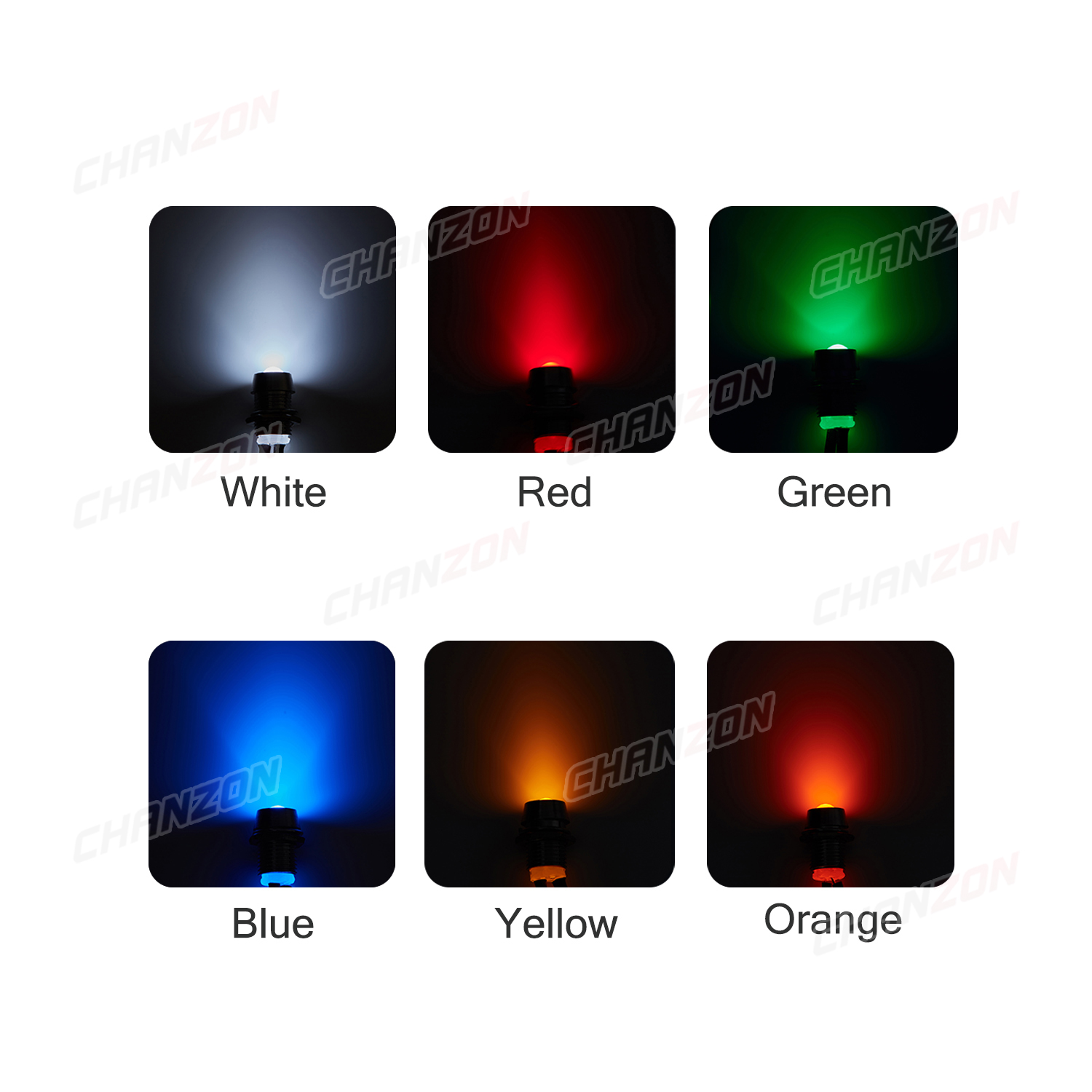 12V LED 8mm Indicator White Re - Signal Panel Orange review and price