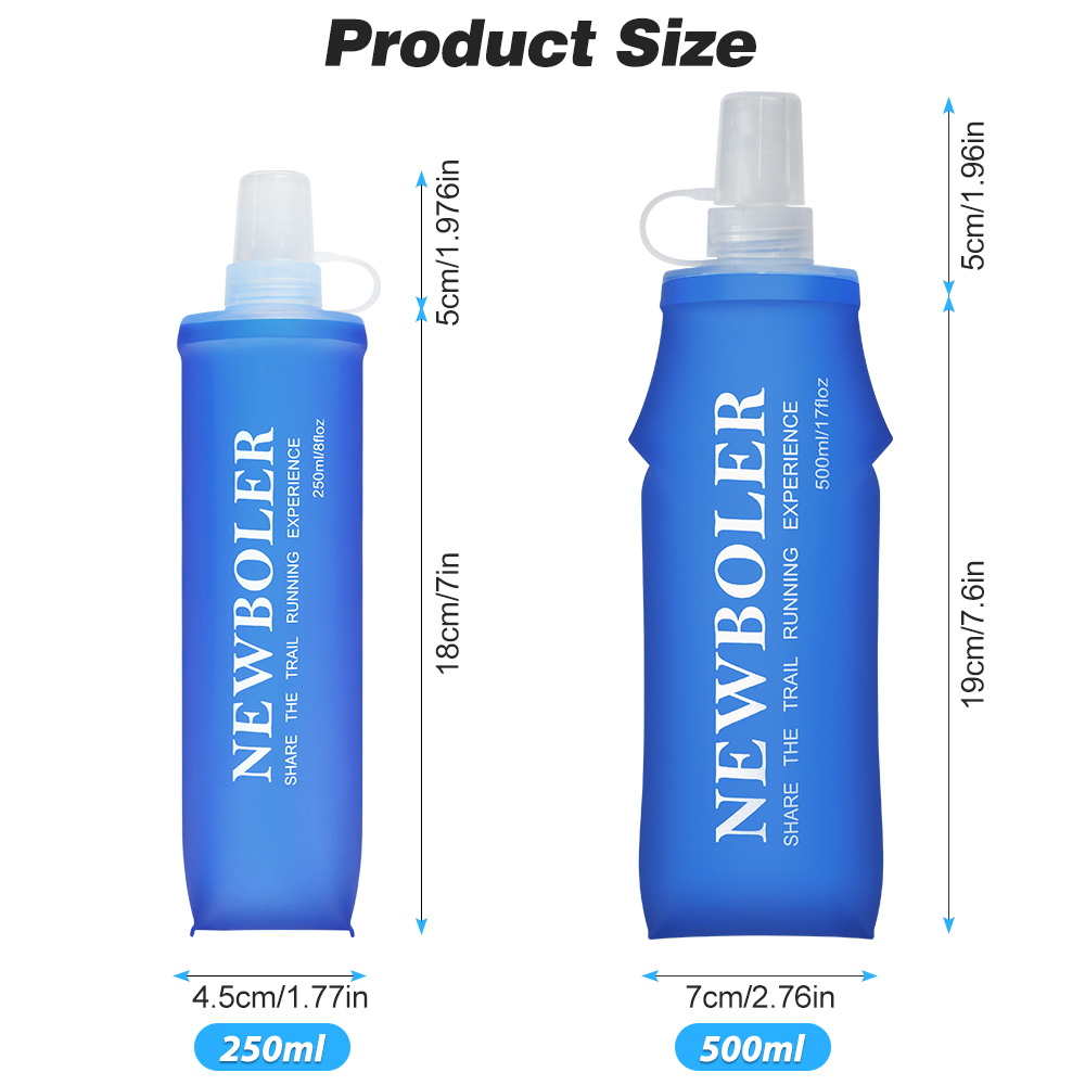 NEWBOLER 150ml 250ml 500ml Wat - Water Bag Collapsible review and price